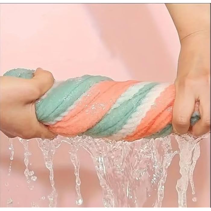 Large Microfiber Hair Drying Cap 65x30 cm Soft Hair Towel Bonnet for Fast Drying Reduce Frizz Split Ends Easy Daily Hair Care at Home and Shower Use - Image 5